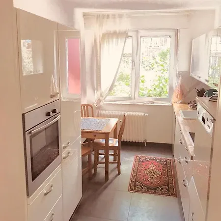 Nana-Eg-80M2 Sanierter Altbau-Parkplatz-Kleiner Garten-Wlan-Netflix-2Zimmer-Kueche-Dusche-Wanne-Waschmaschine Oberhausen  Extérieur photo